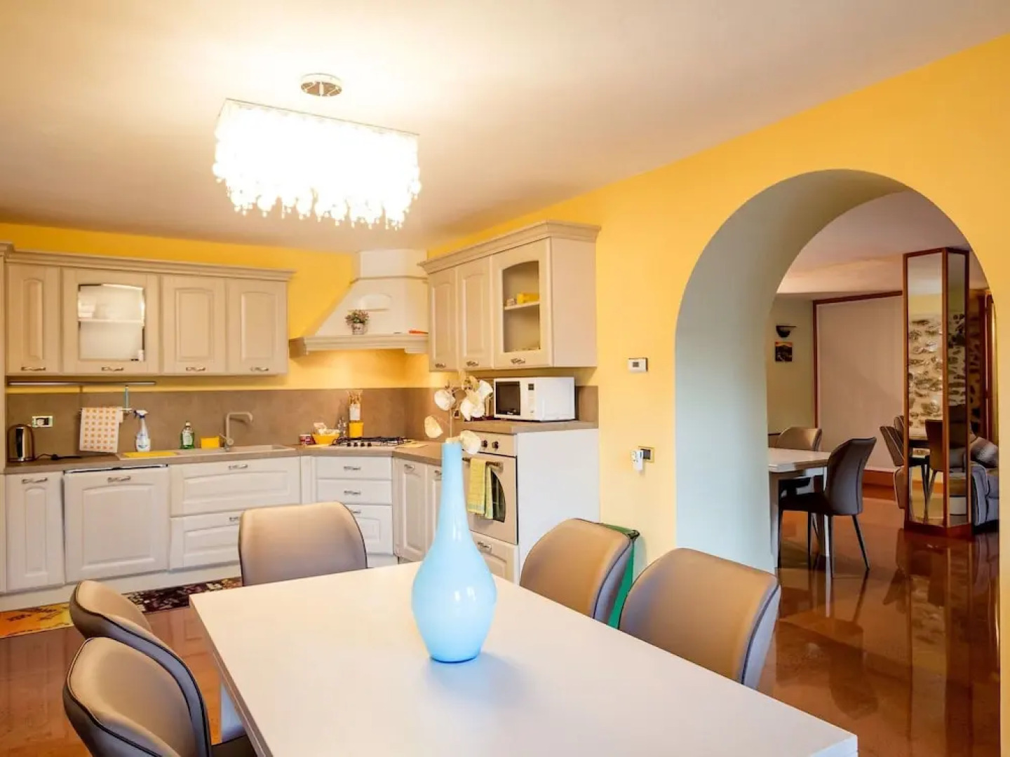 Lakeside Mansion With Pool