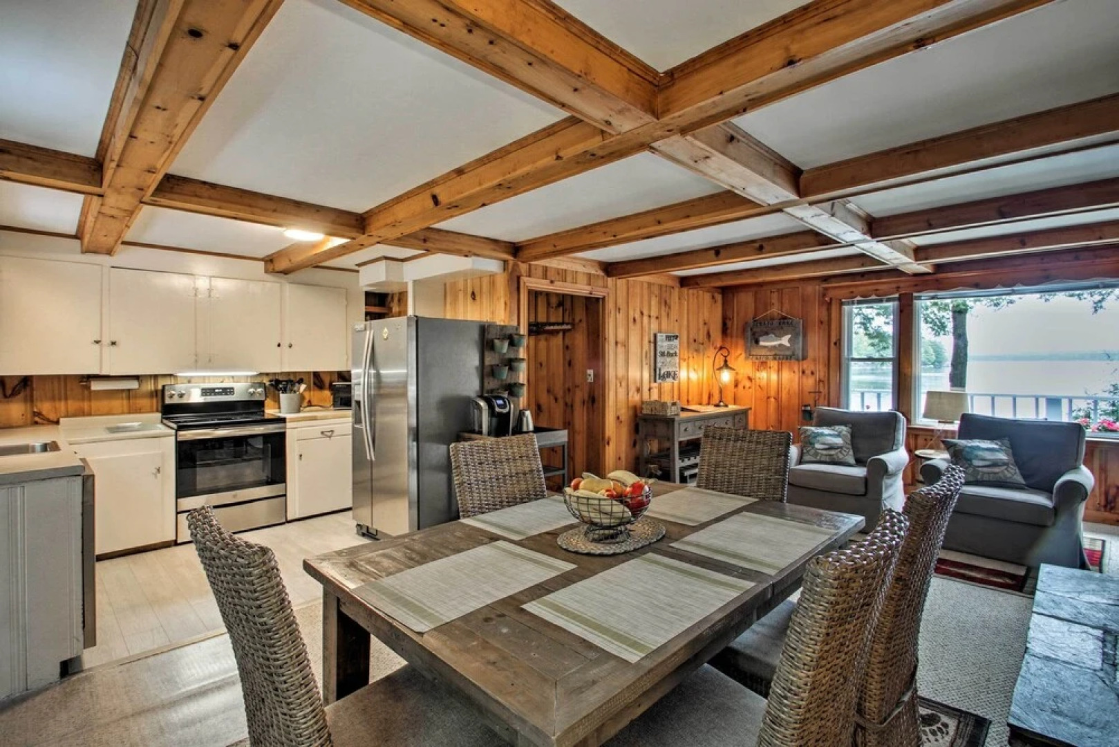 Waterfront Sebago Lake Cottage W/dock + Beach