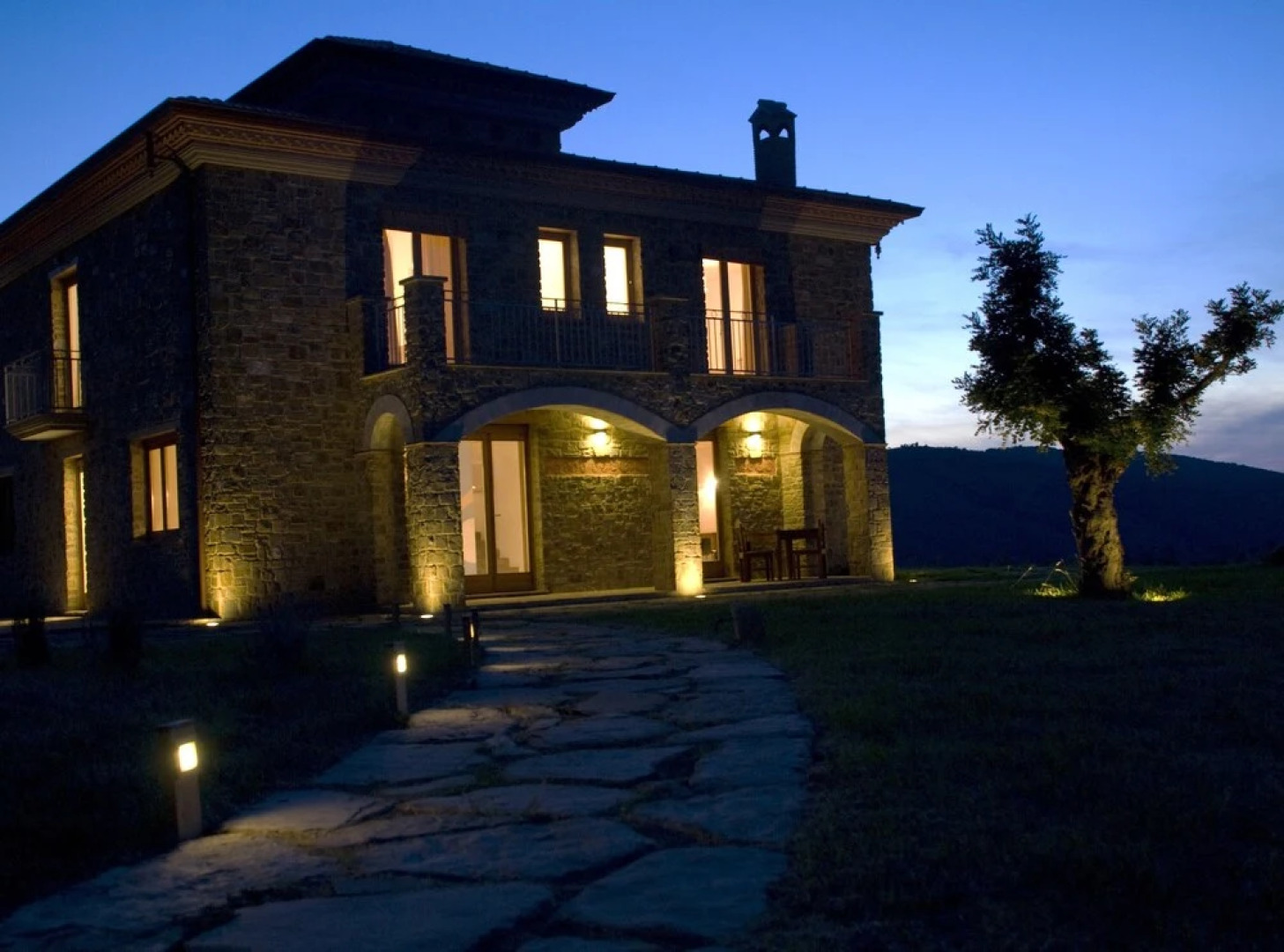 Sulle onde della collina