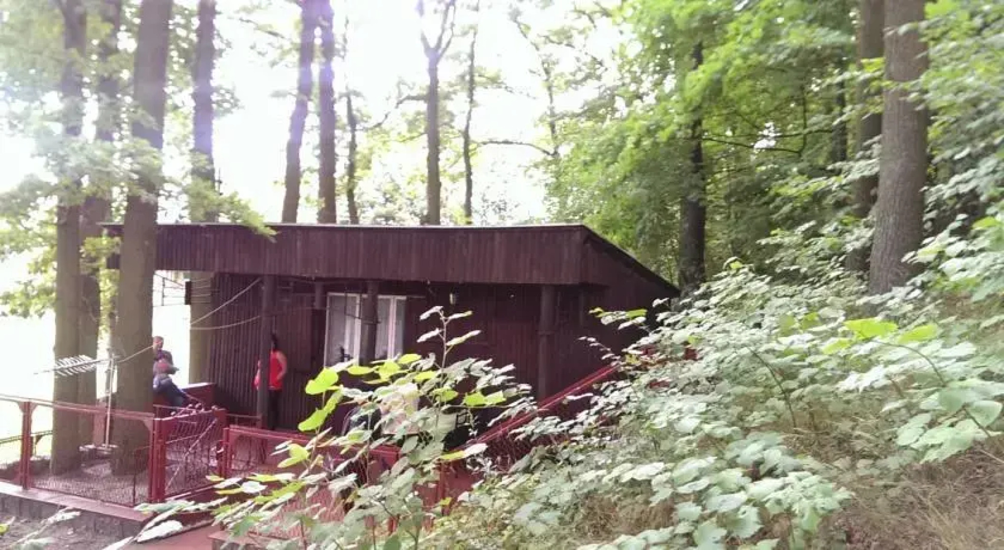 Domek nad jeziorem w Więcborku