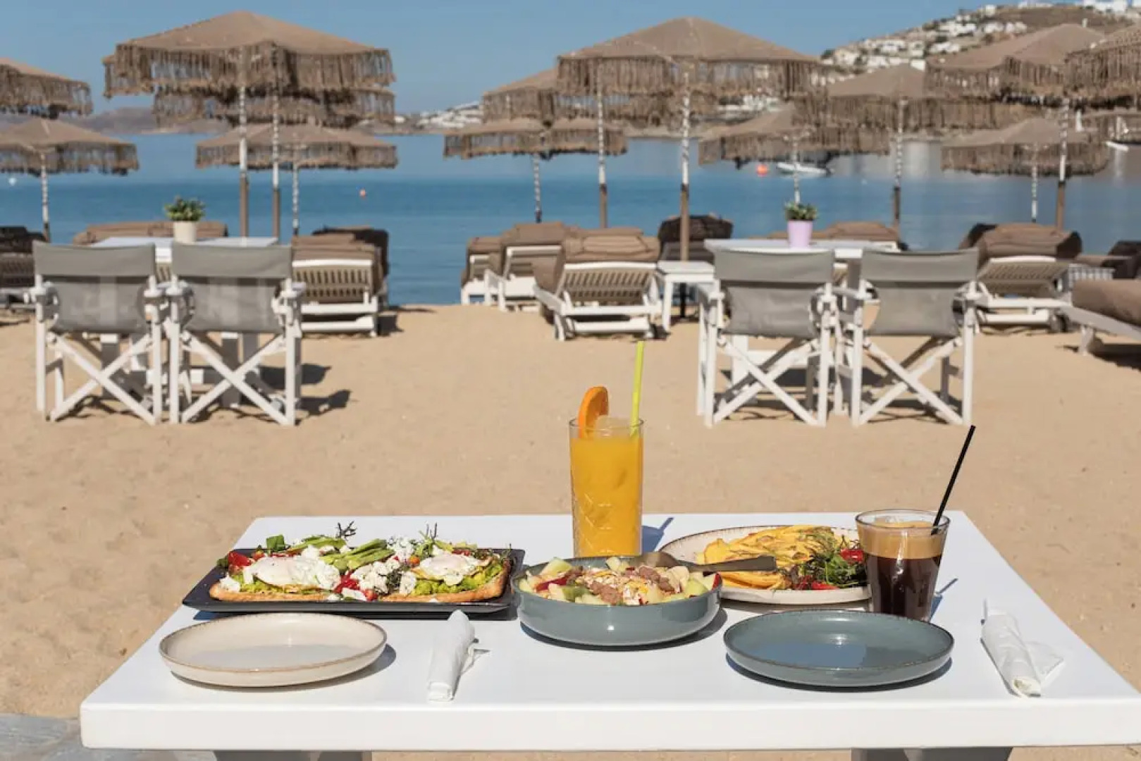 Agia Anna on the beach