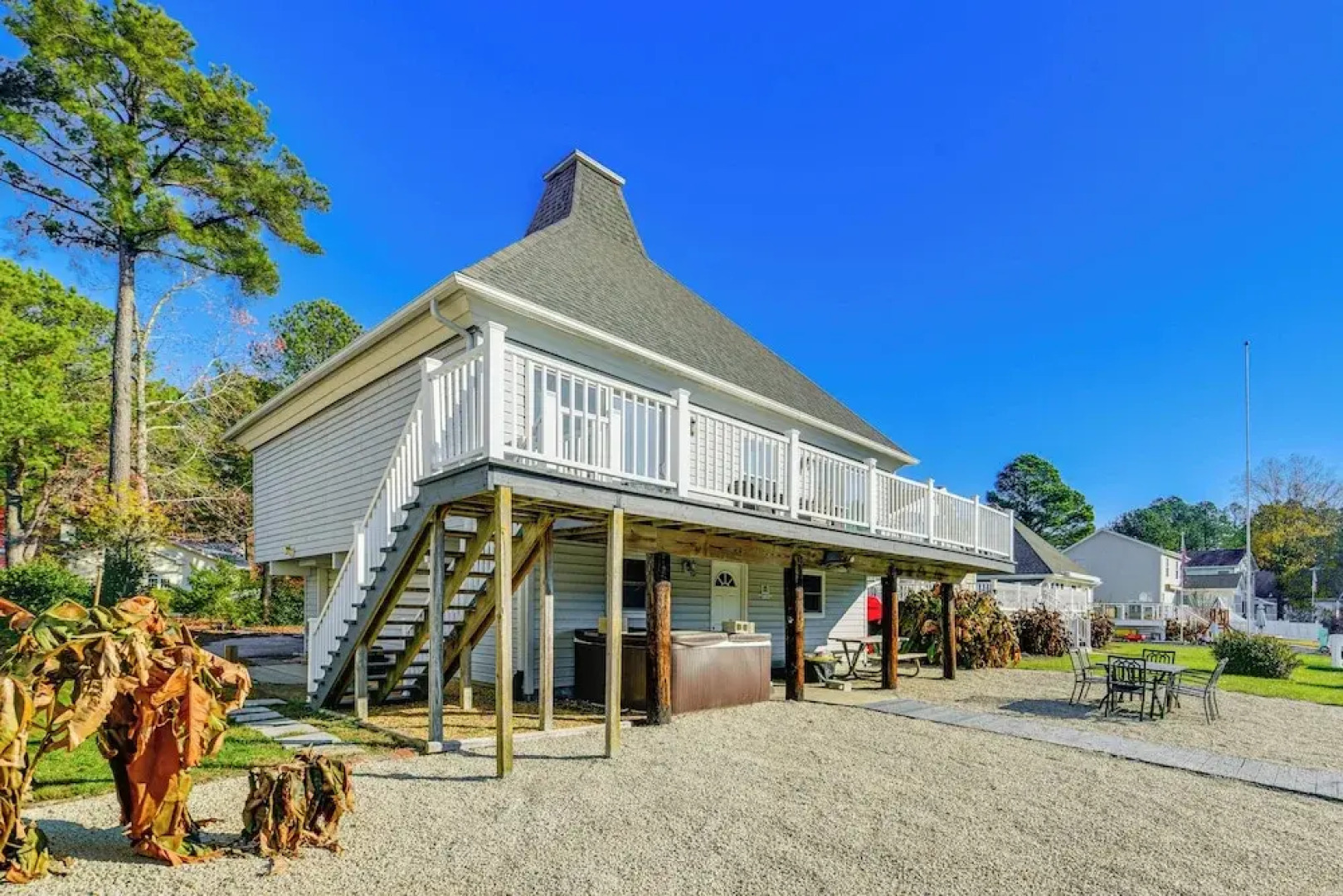 Private Dock, Hot Tub: Waterfront Ocean Pines Home
