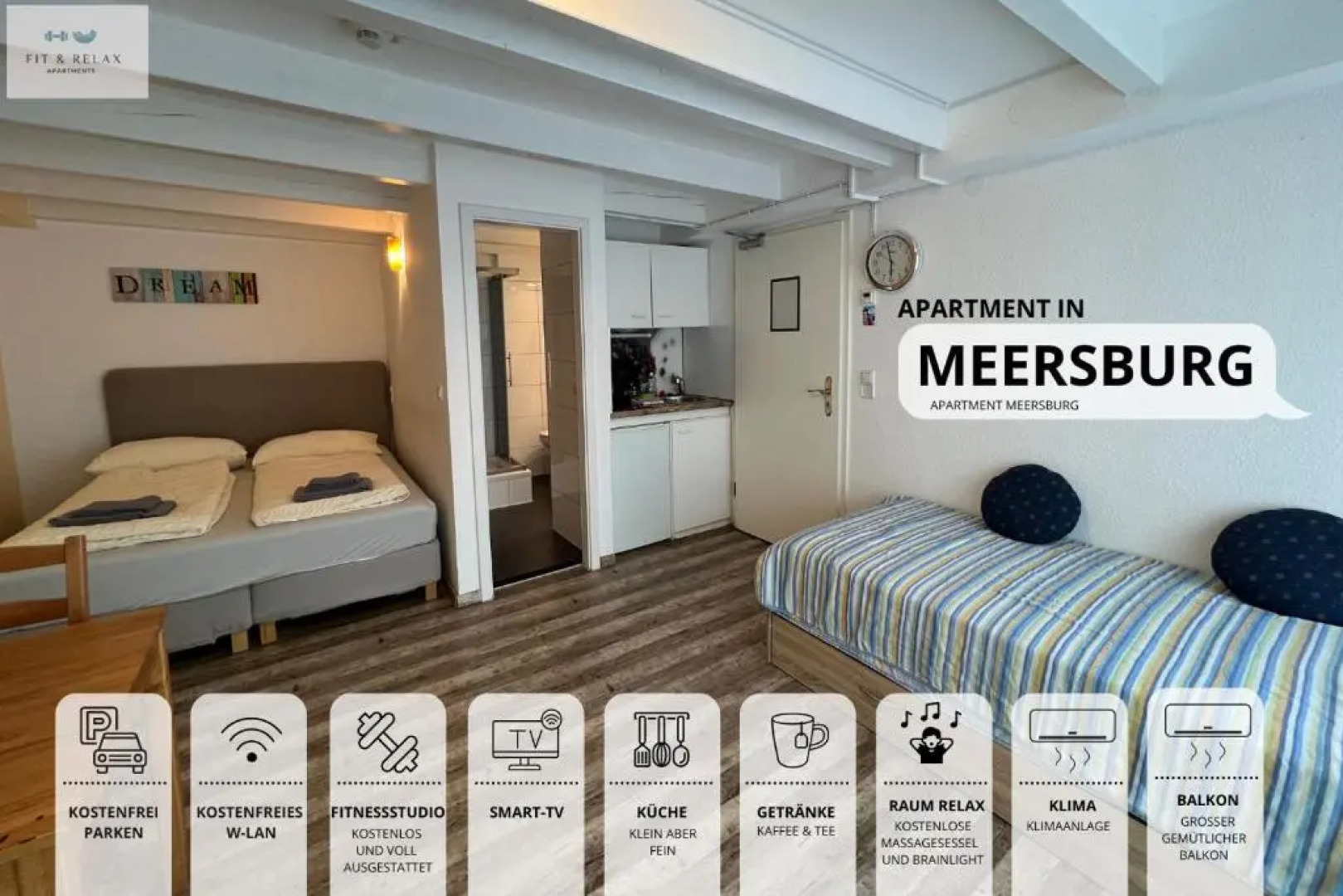 Fit-Relax Apartments Meersburg mit eigenem Sportstudio