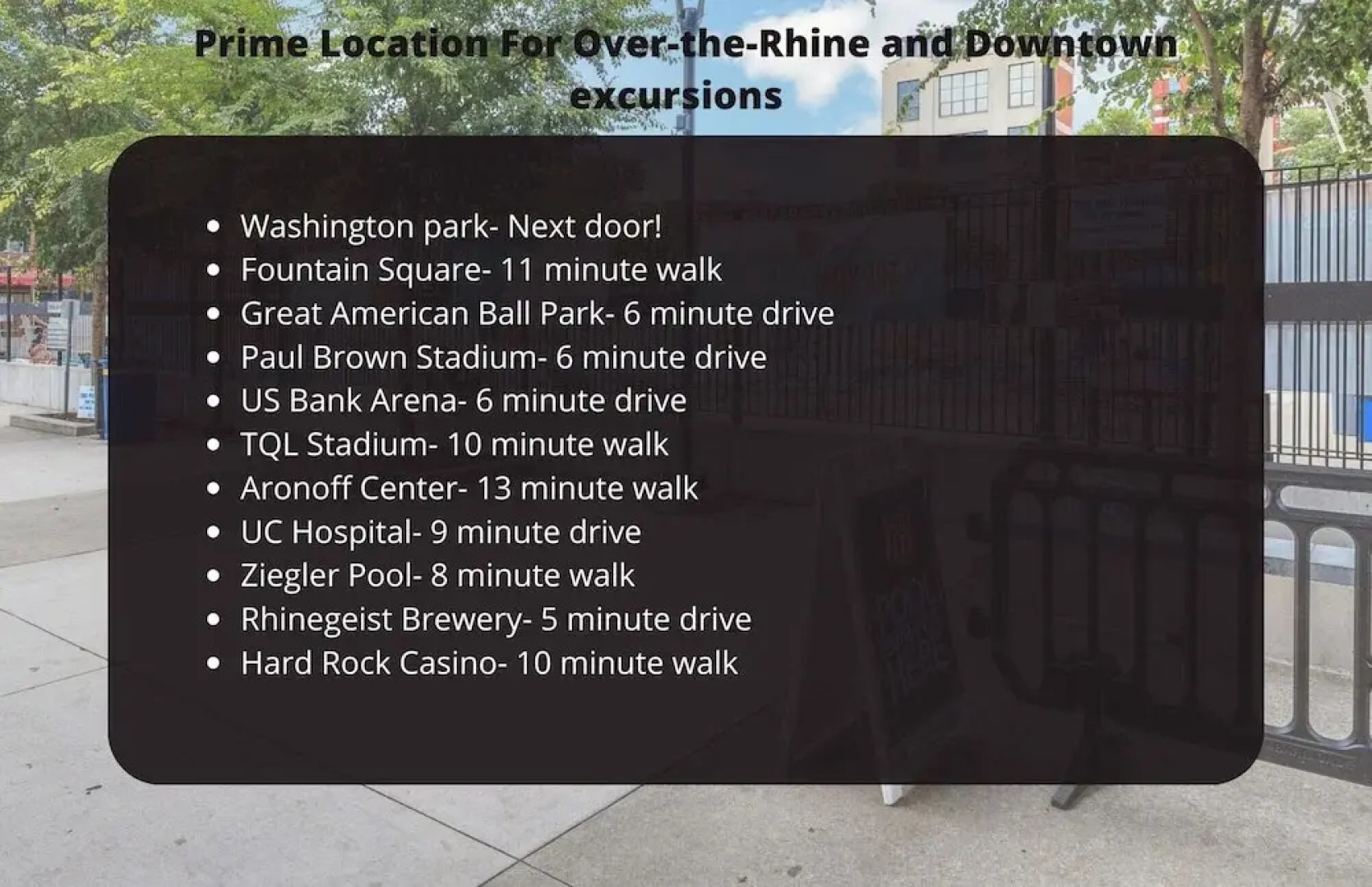 RESTAURANT on site. Walk to everything by RedAwning