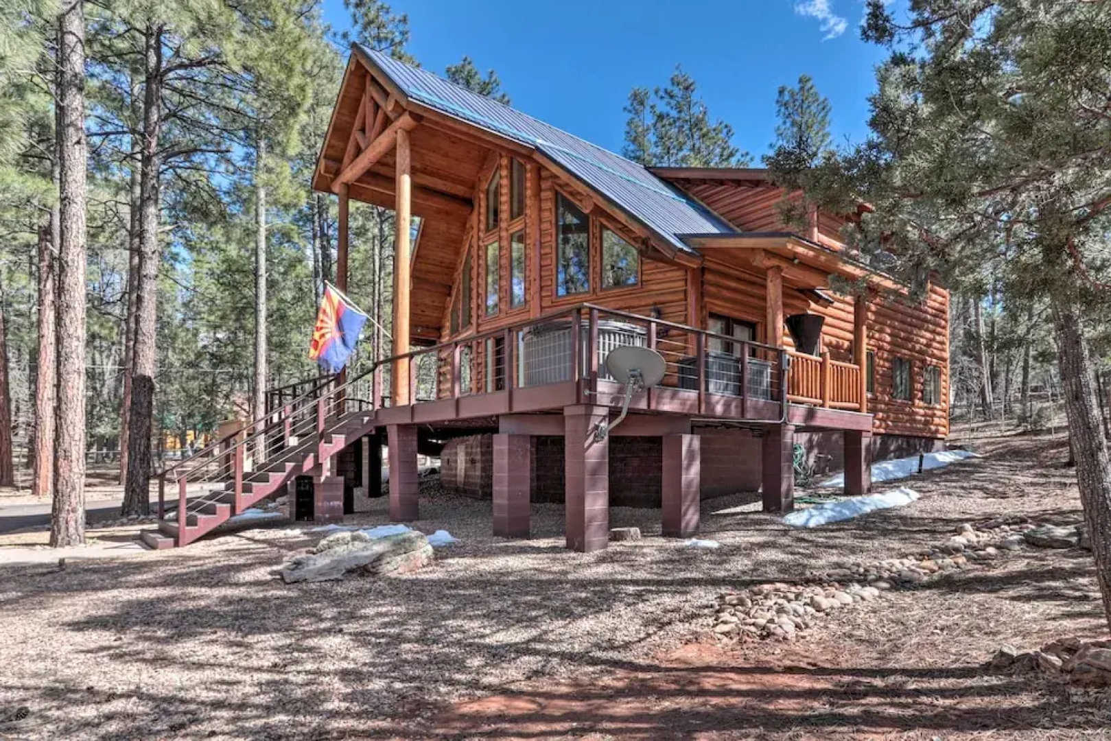 Home on 1 Acre w/ Wraparound Deck in Lakeside!