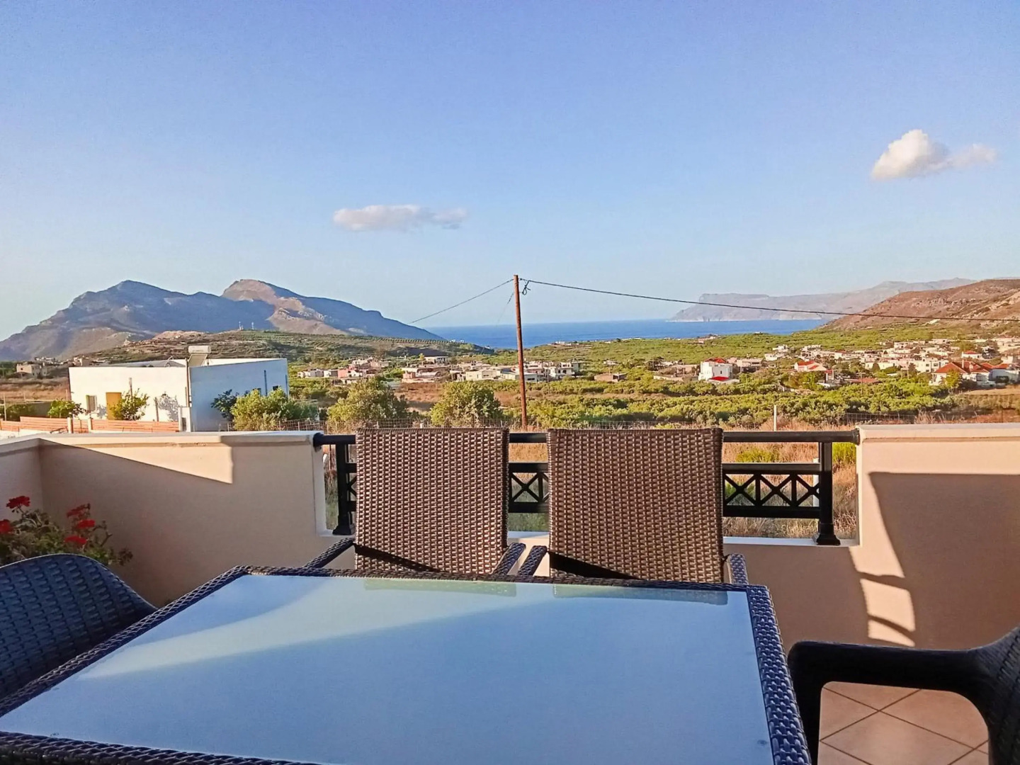 The high level Villa with amazing views 5'from falassarna!