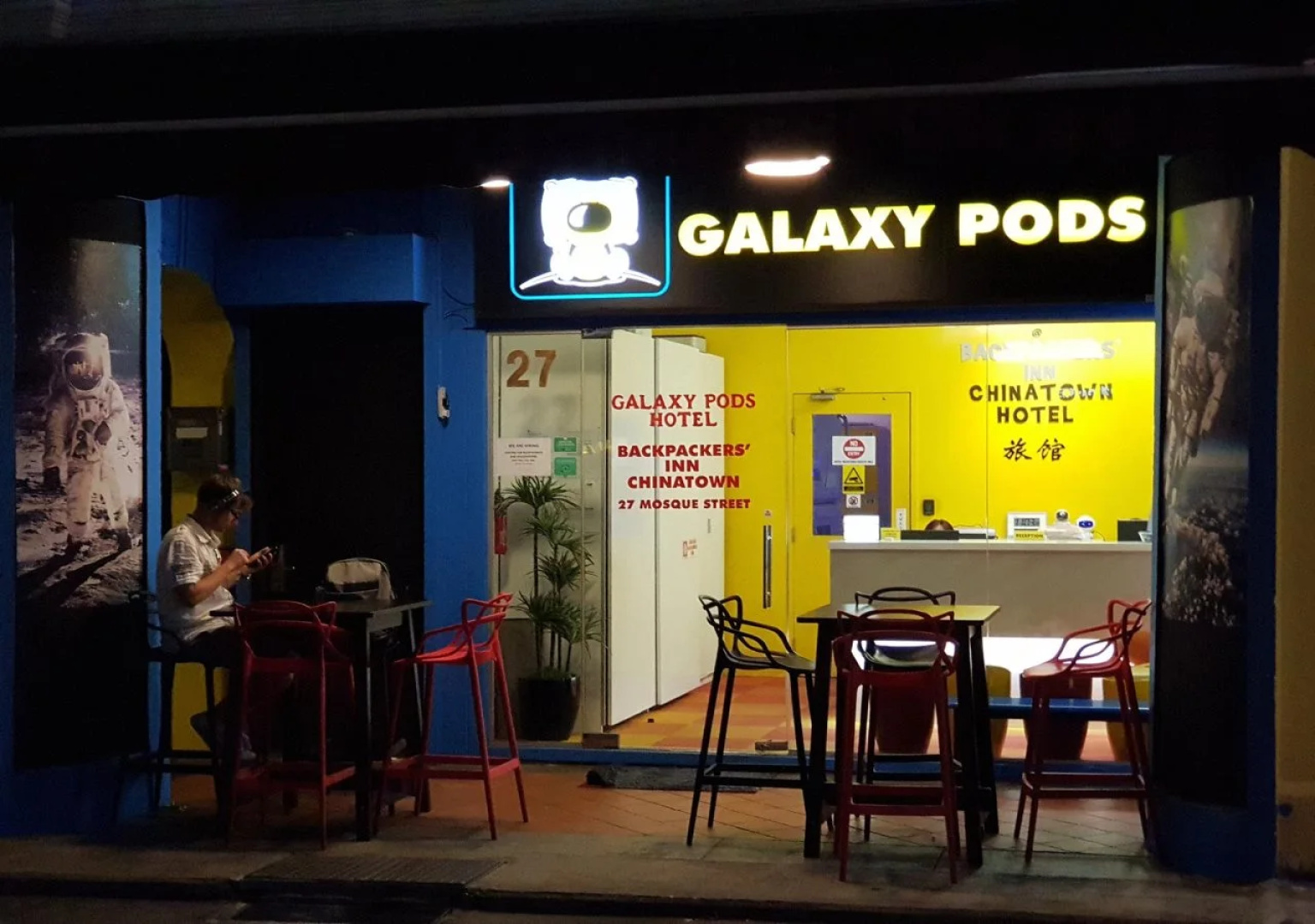 Galaxy Pods at Chinatown