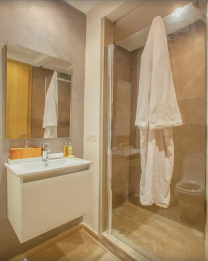 Apartment With one Bedroom in Province de Benslimane, With Wonderful sea View, Pool Access and Furnished Terrace - Near the Beach