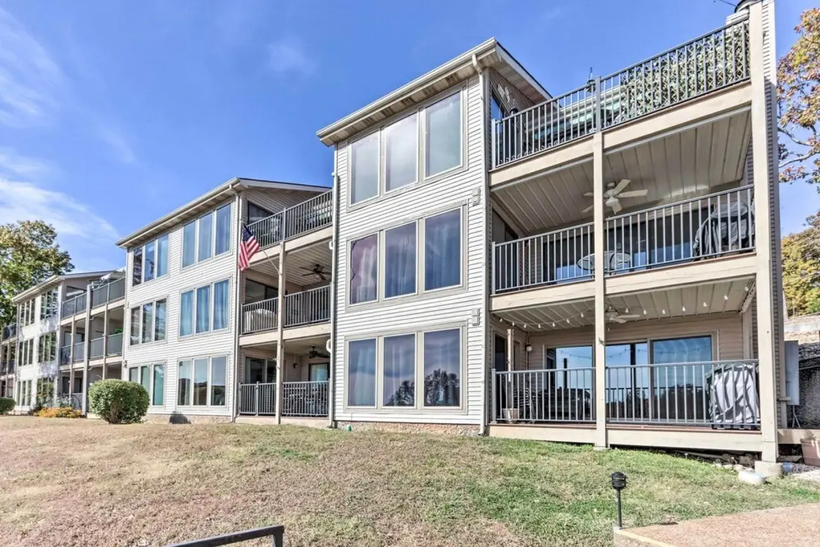 Fireplace & Water Views: Lake Ozark Condo!