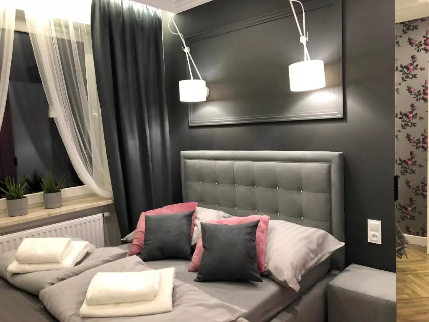 Family & Business Sauna Apartments No4 Leśny nad Zalewem z Balkonami i Parkingiem oraz możliwością wyżywienia