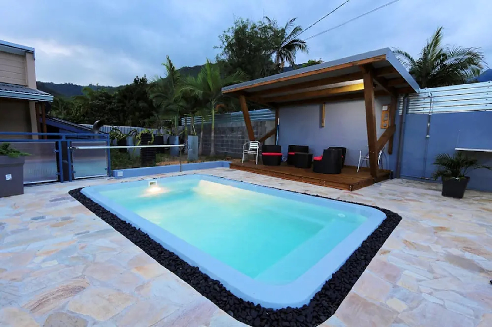Villa With 2 Bedrooms in Entre-deux, With Wonderful Mountain View, Private Pool, Enclosed Garden