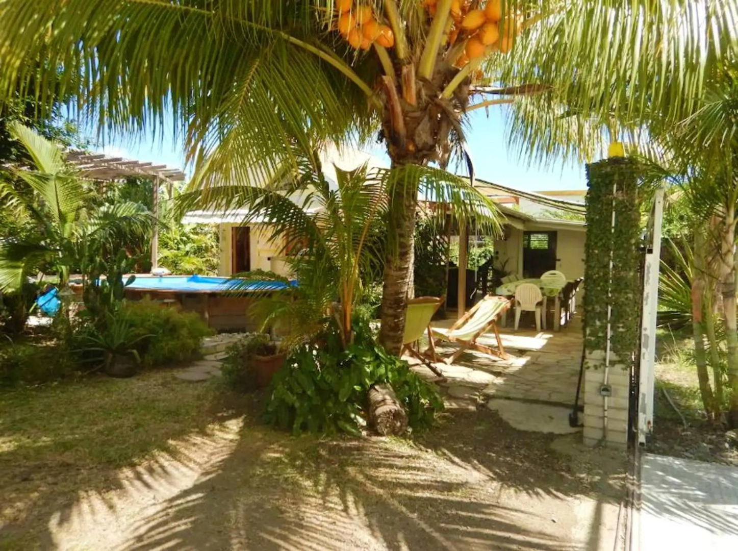 Chalet d'une chambre a Le Vauclin a 150 m de la plage avec piscine privee jardin clos et wifi