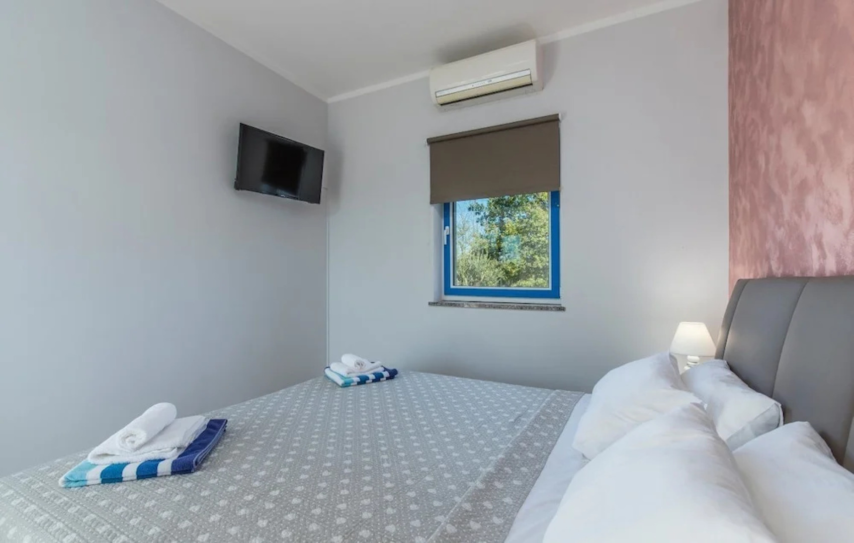 Newly built stone villa Mia with garden and pool