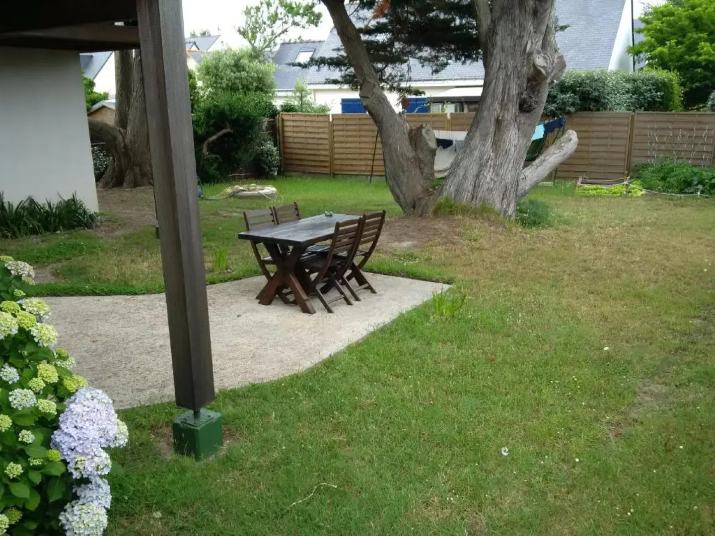 Appart 53 m2 en Rdc maison, jardin, à 50 m plage