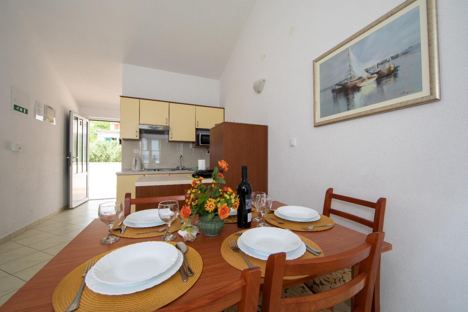 Apartment Ruzica - with sea view: A3 - zuti Igrane, Riviera Makarska