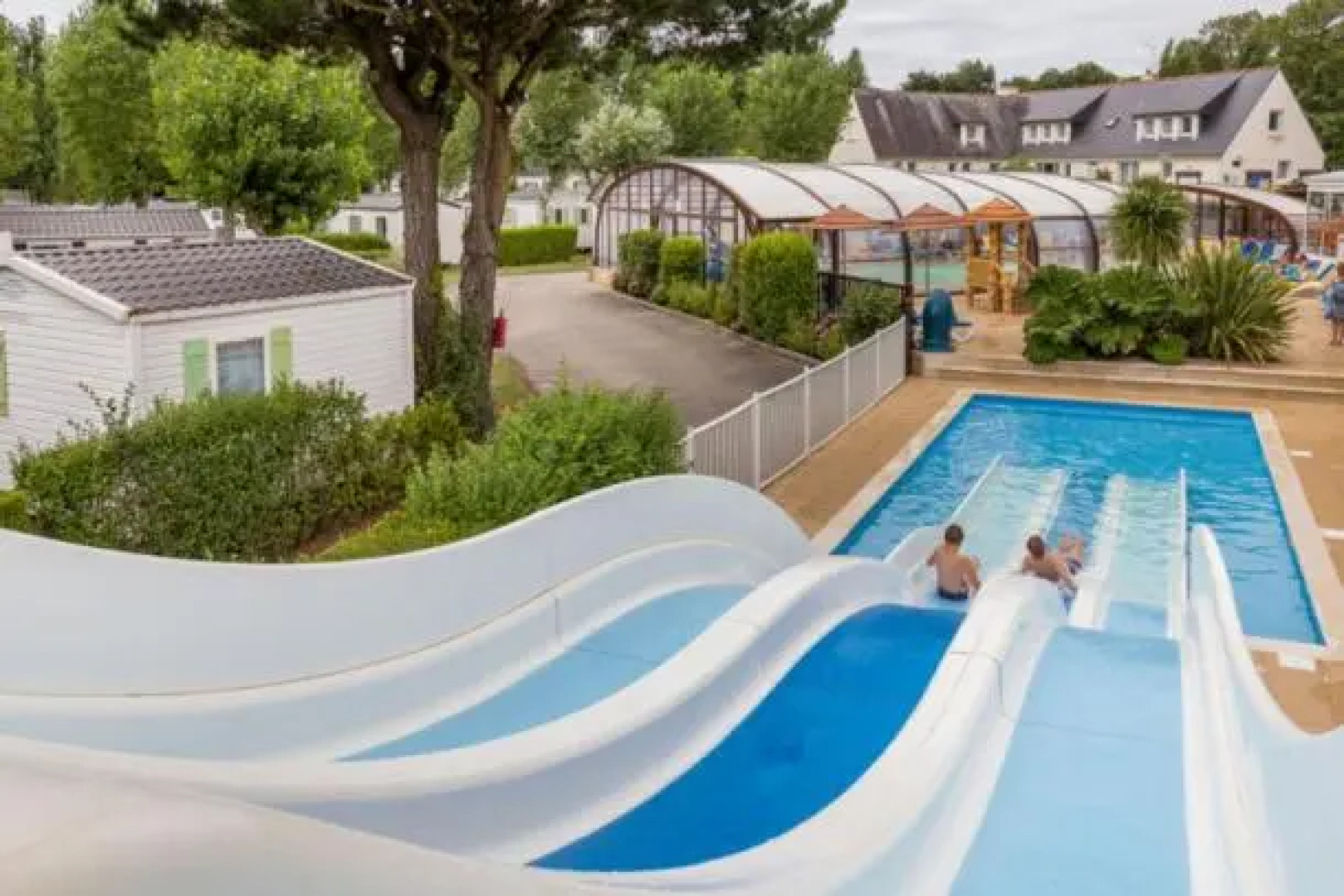 Carnac - Mobil Home - 5 pers - 2 ch - Camping Moulin de Kermaux 4* - Piscine