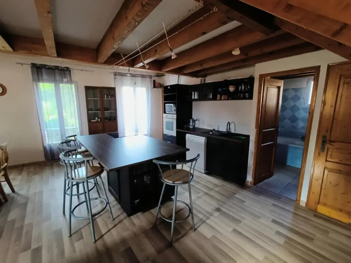 Duplex maison de village, plages, LESCLESDENICOLE