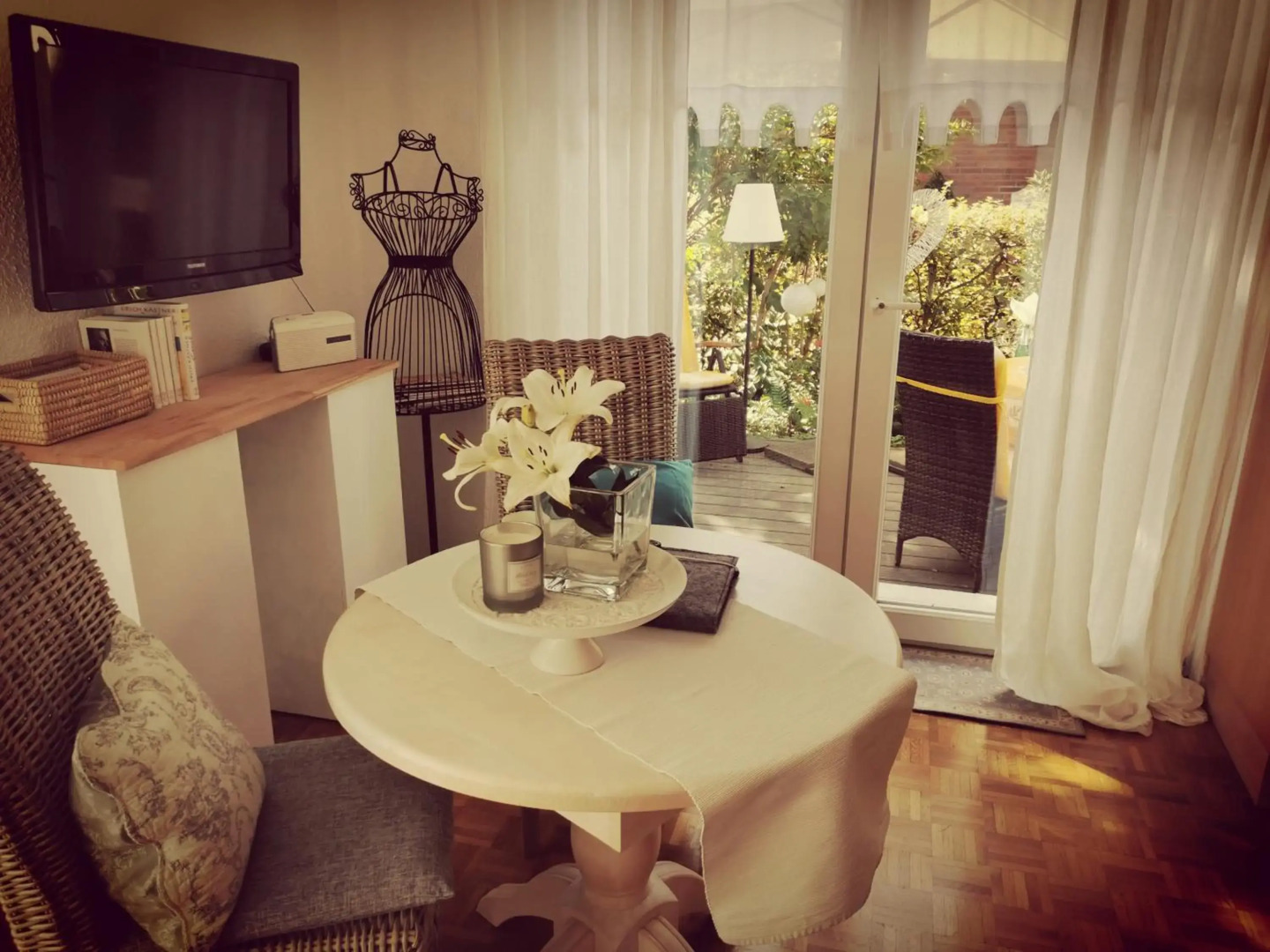 "Maison Blanche" - das gemütliche Garten-Apartment zwischen Köln und Düsseldorf