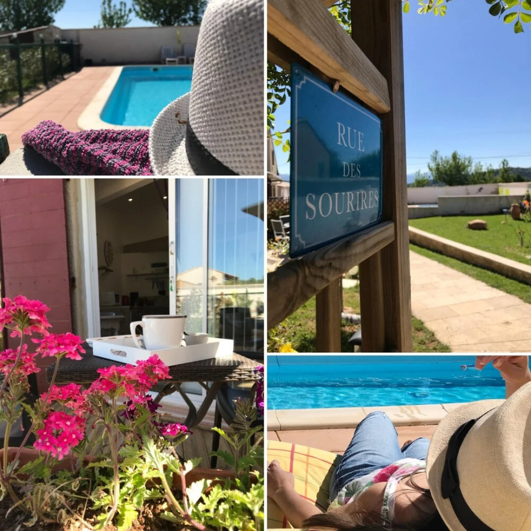 House With one Bedroom in Châteauneuf-val-saint-donat, With Wonderful Mountain View, Shared Pool, Enclosed Garden