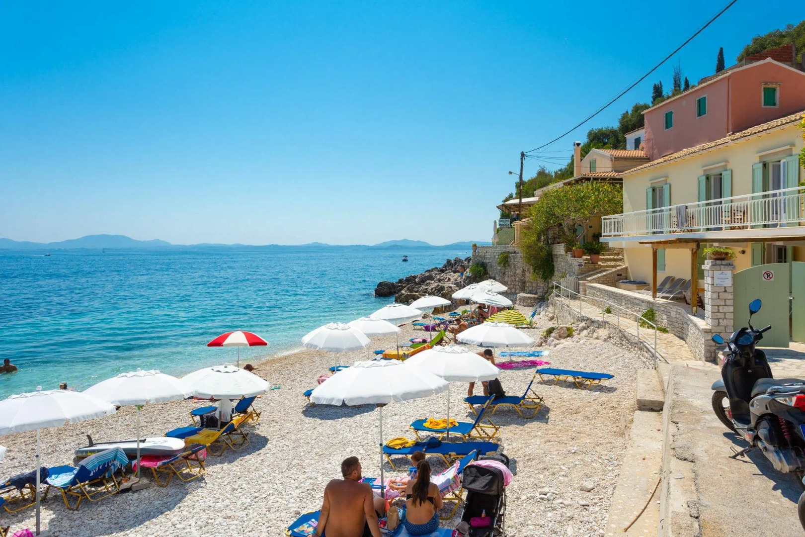 Villa Petros Large Private Pool Walk to Beach Sea Views A C Wifi Car Not Required - 180