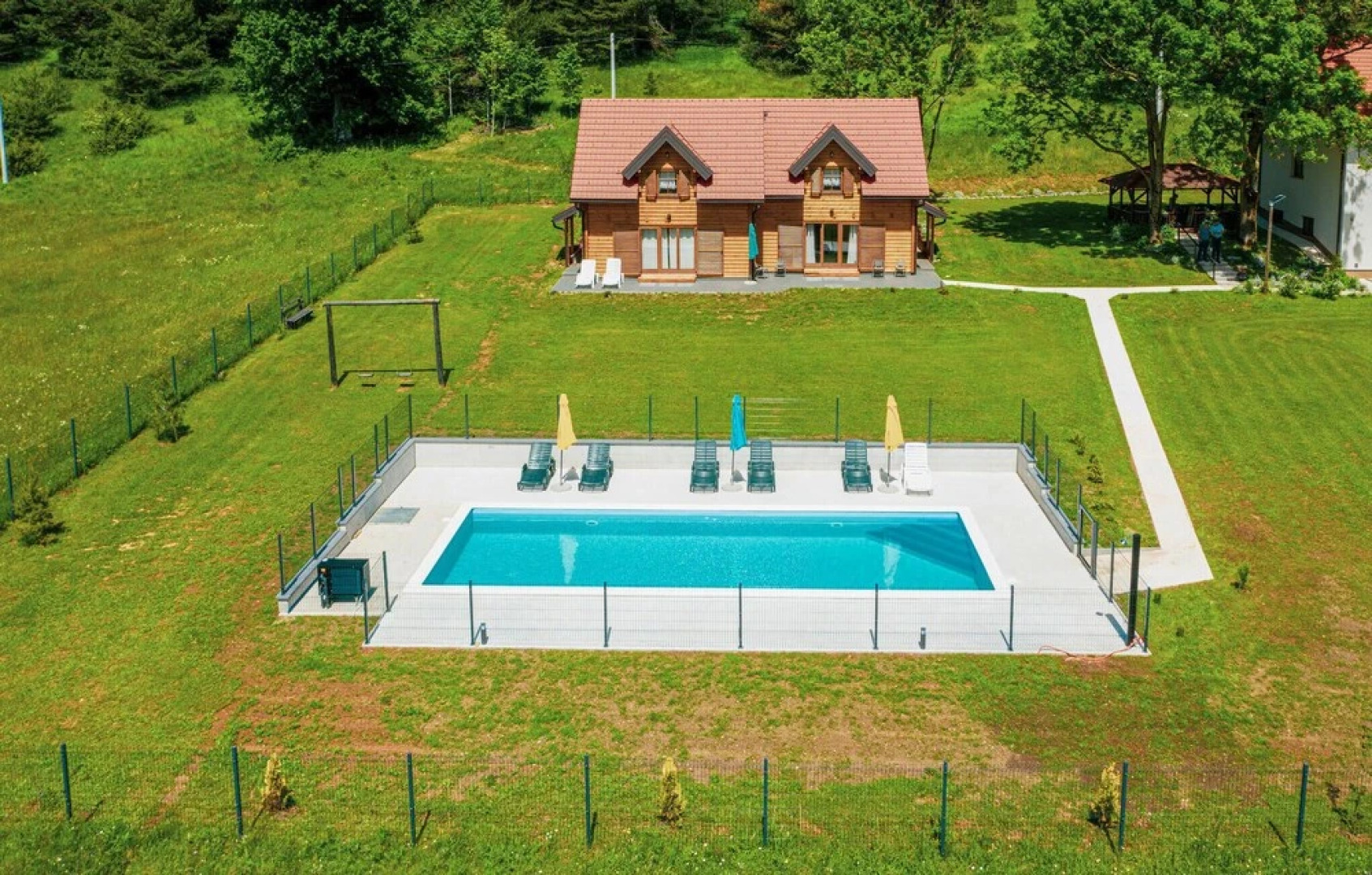 Awesome Home in Donji Babin Potok With 2 Bedrooms, Outdoor Swimming Pool and Heated Swimming Pool