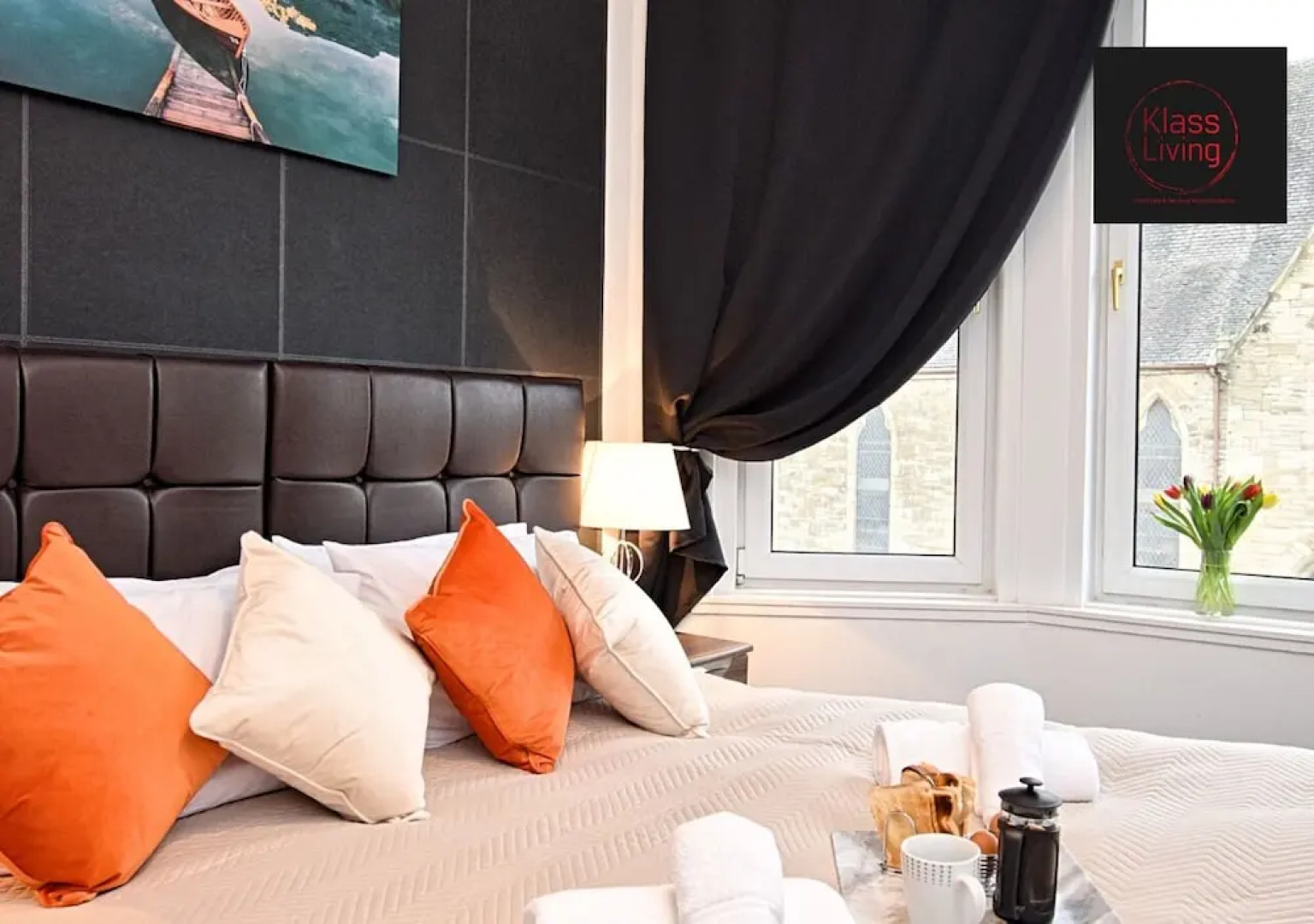 One Bedroom Apartment by Klass Living Serviced Accommodation Coatbridge - Whifflet Park Apartment With Wifi  and Parking