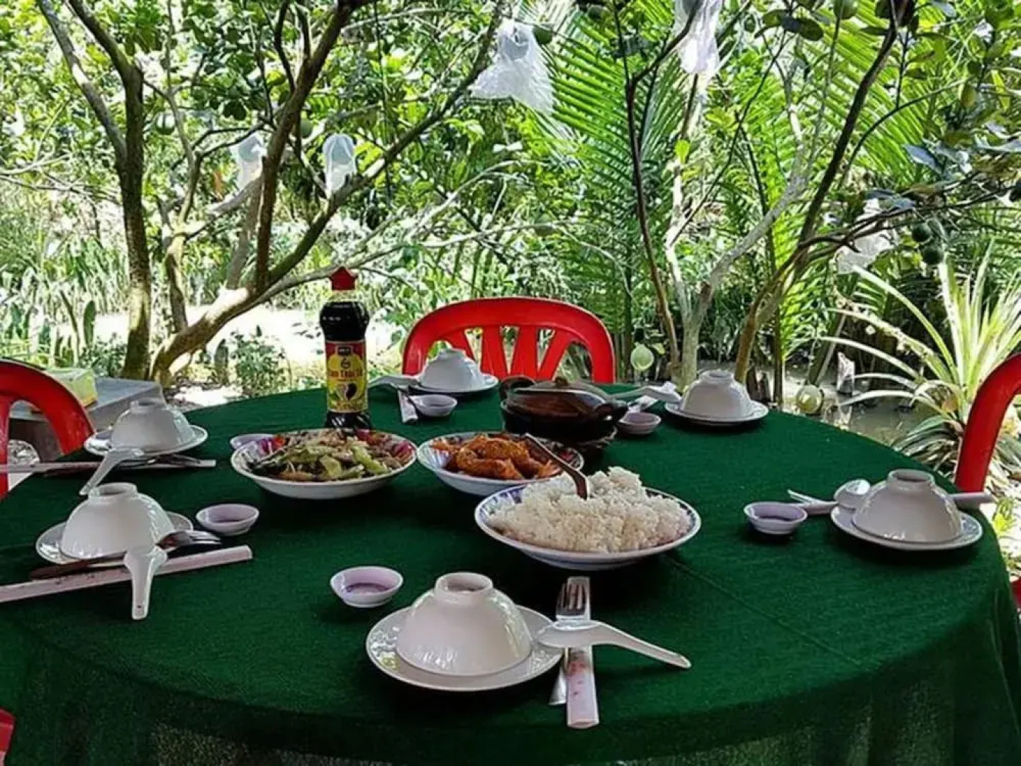 Peaceful Homestay in the Middle of Fruit Garden - Room With two Double Beds