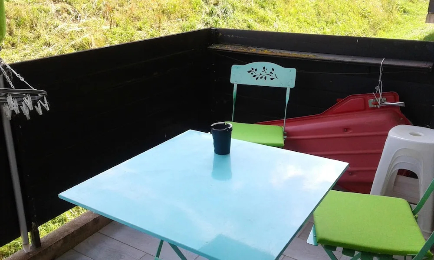 Studio in Allevard, With Wonderful Mountain View, Furnished Balcony an