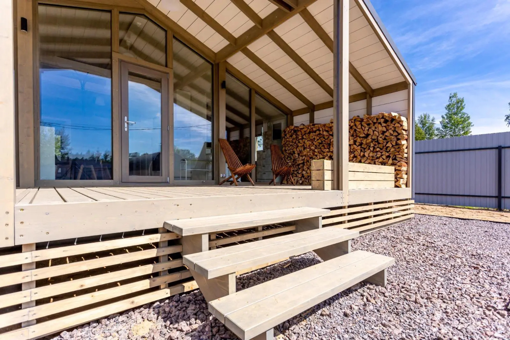 Уютный дом с печь-камином