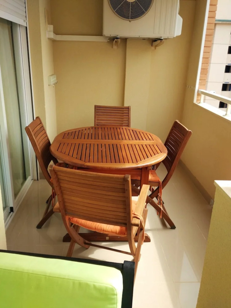 Apartment With 2 Bedrooms in Benidorm, With Wonderful sea View, Shared Pool and Furnished Terrace Near the Beach