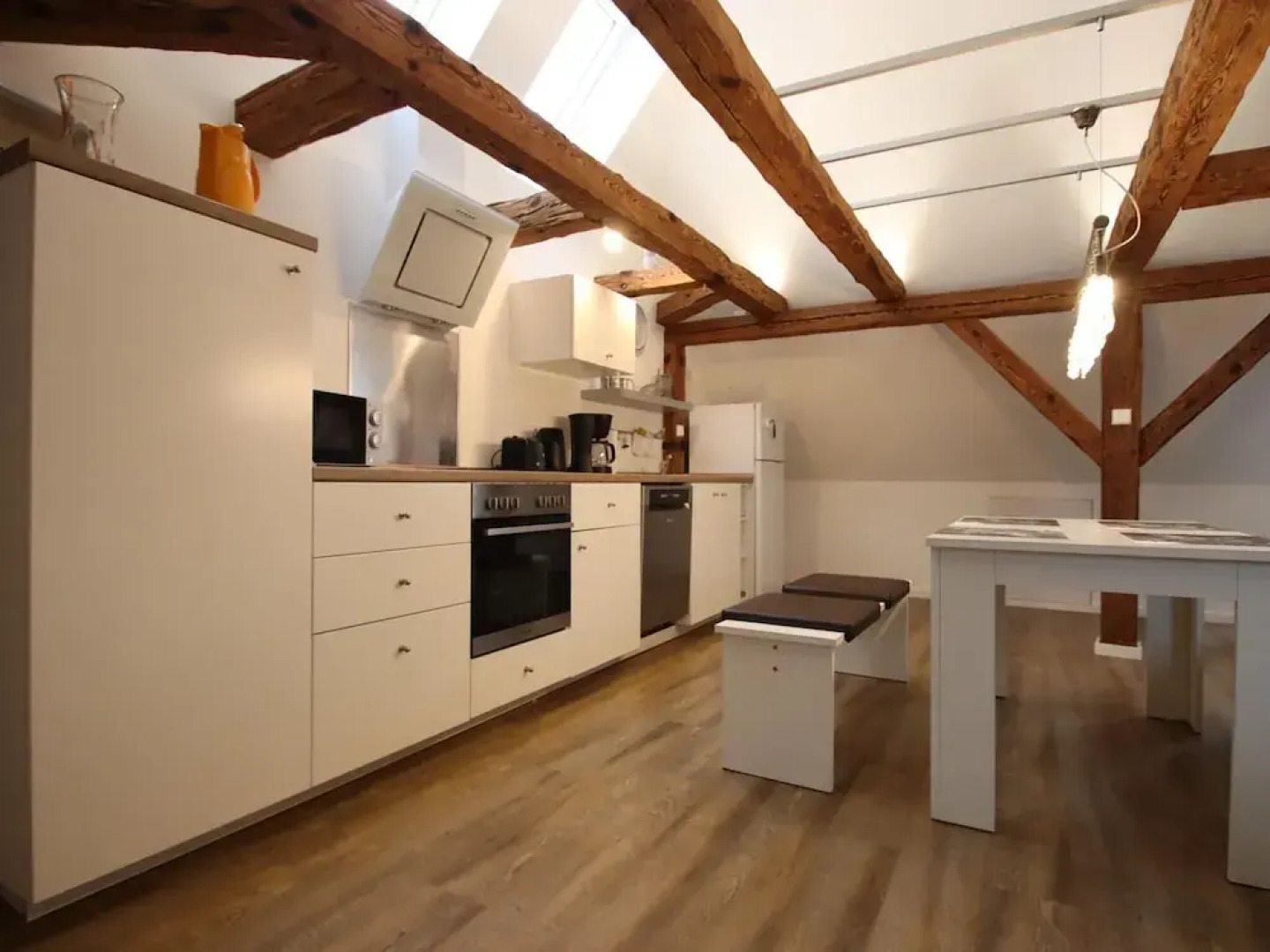 Bauernhaus am Plauer See mit Kamin