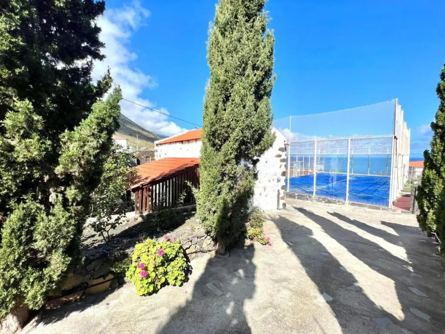 Casa rural con AC,BBQ, terraza y bonita vista en Frontera