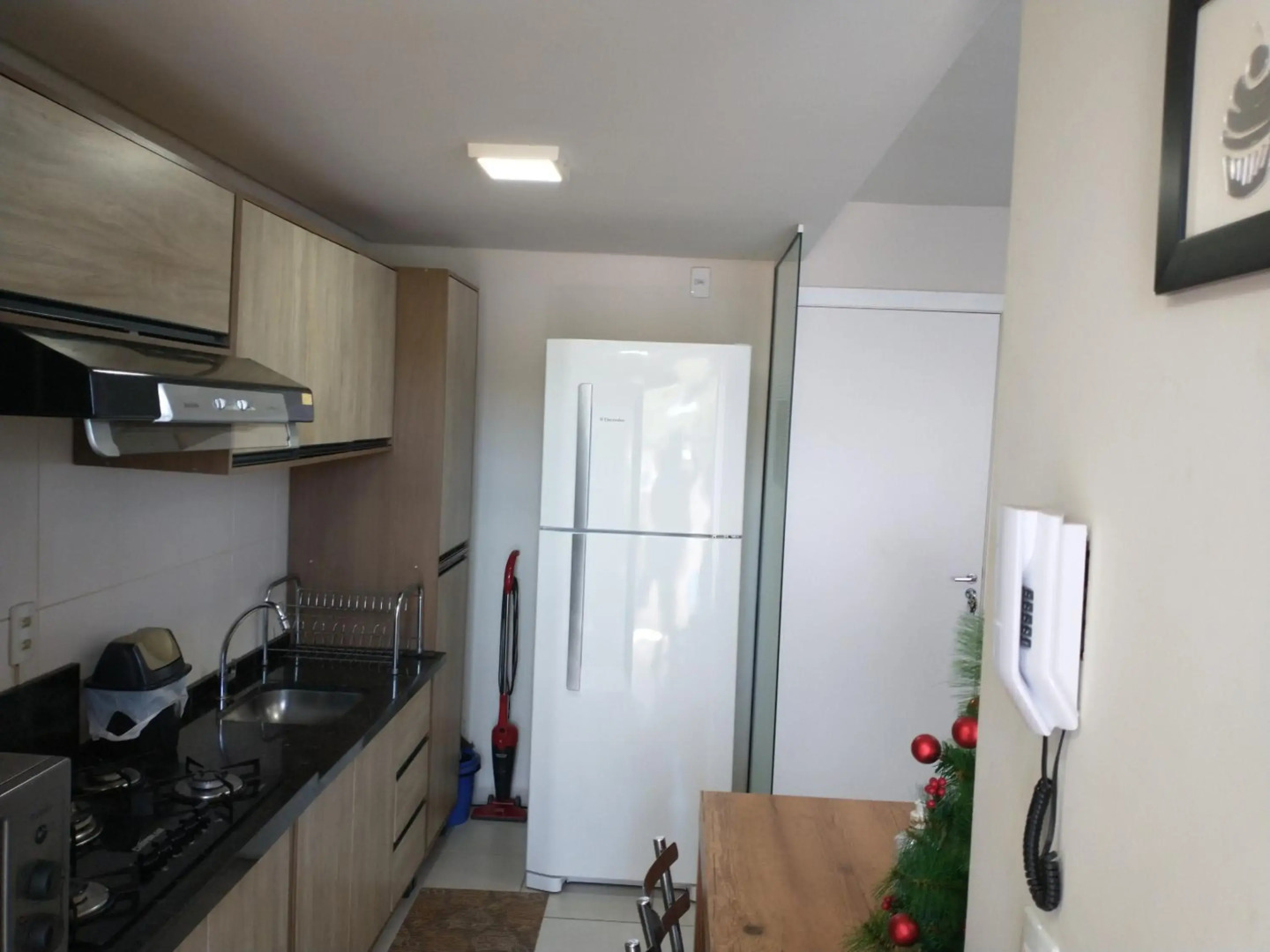 Apto Vista Atlântico com 2 quartos com Ar Cond Wi-Fi TV SMART e Área de lazer