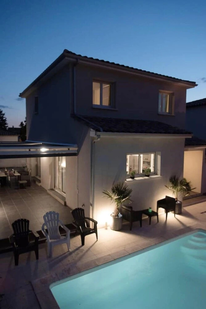 Villa With 4 Bedrooms in Lunel, With Private Pool, Enclosed Garden and Wifi - 18 km From the Beach