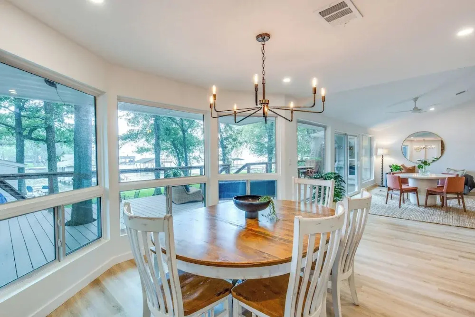 Private Dock: Lakefront Enchanted Oaks Retreat