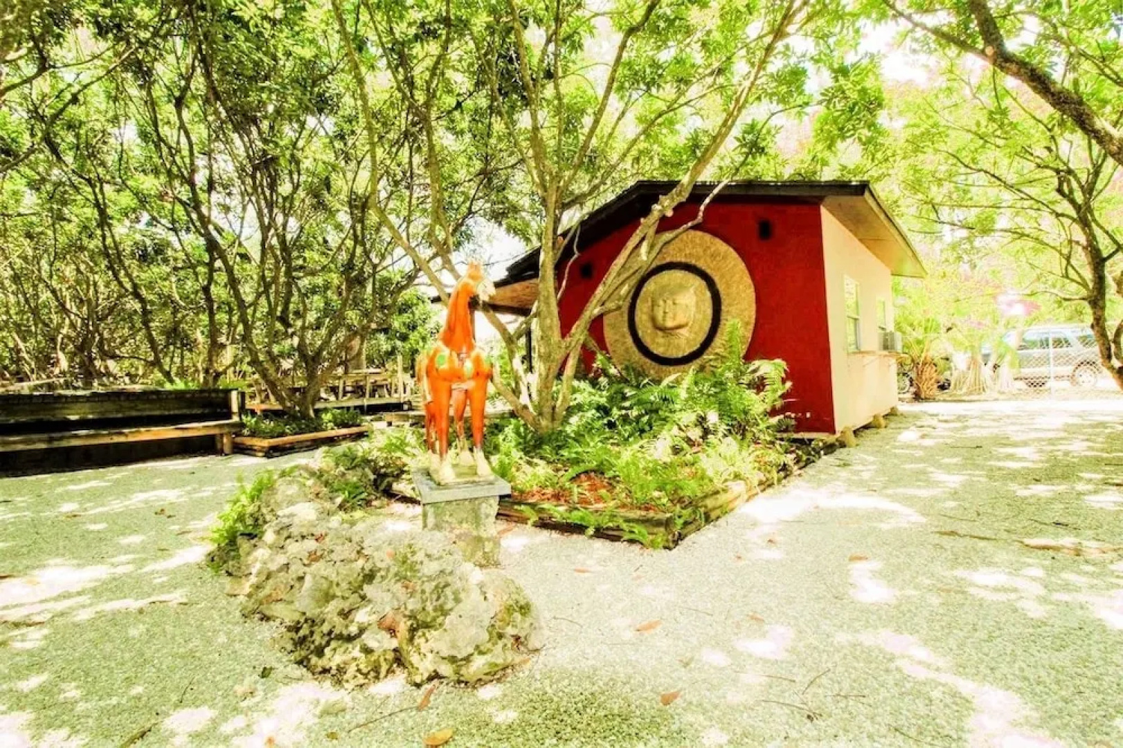 Tiny House in Authentic Japanese Koi Garden in Florida