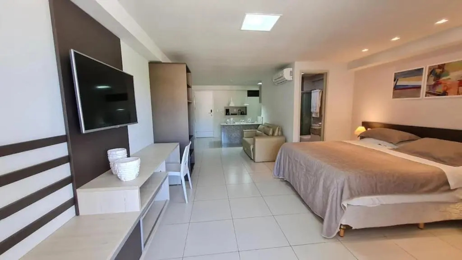 Tabatinga Residence Flat Nord Luxxor - Pé na areia