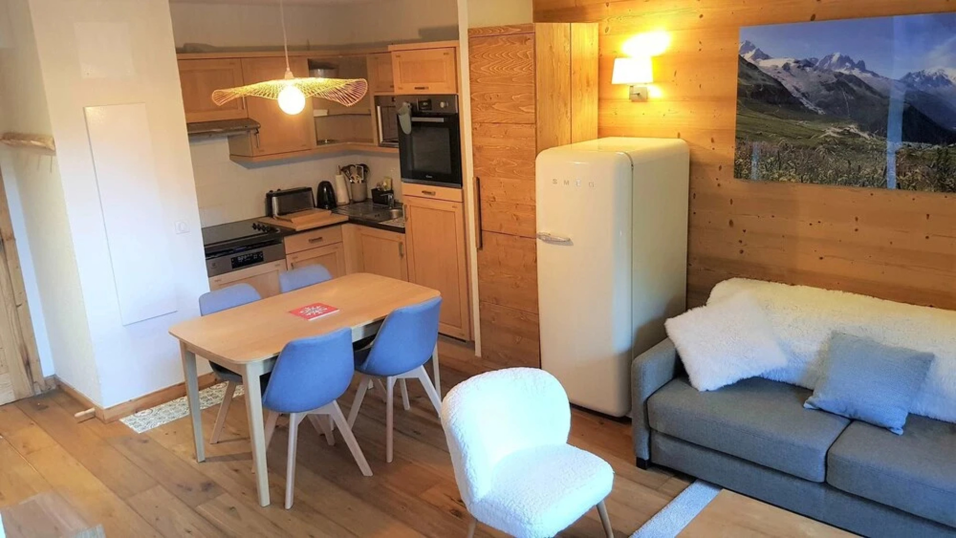 Calme nature ski à Vallorcine Mont Blanc