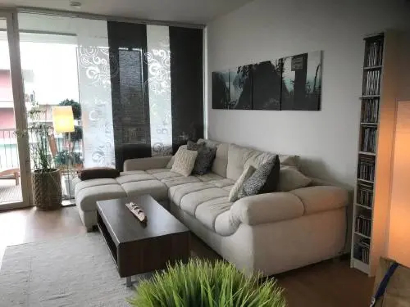 Apartment pool and lake