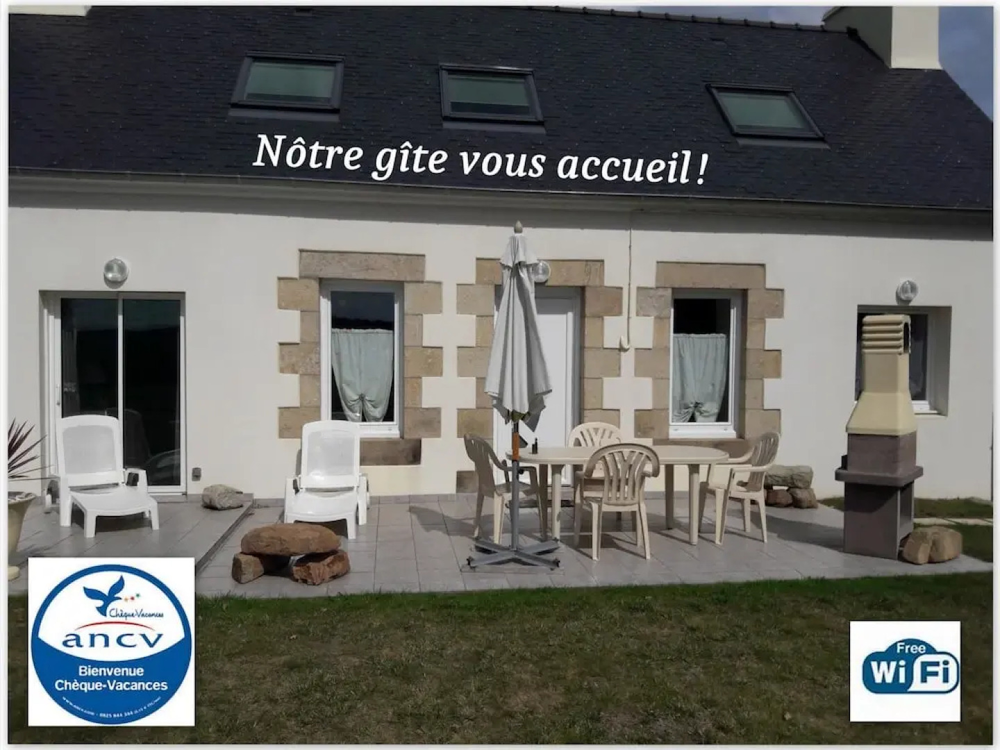 House With 3 Bedrooms in Paimpol, With Enclosed Garden and Wifi