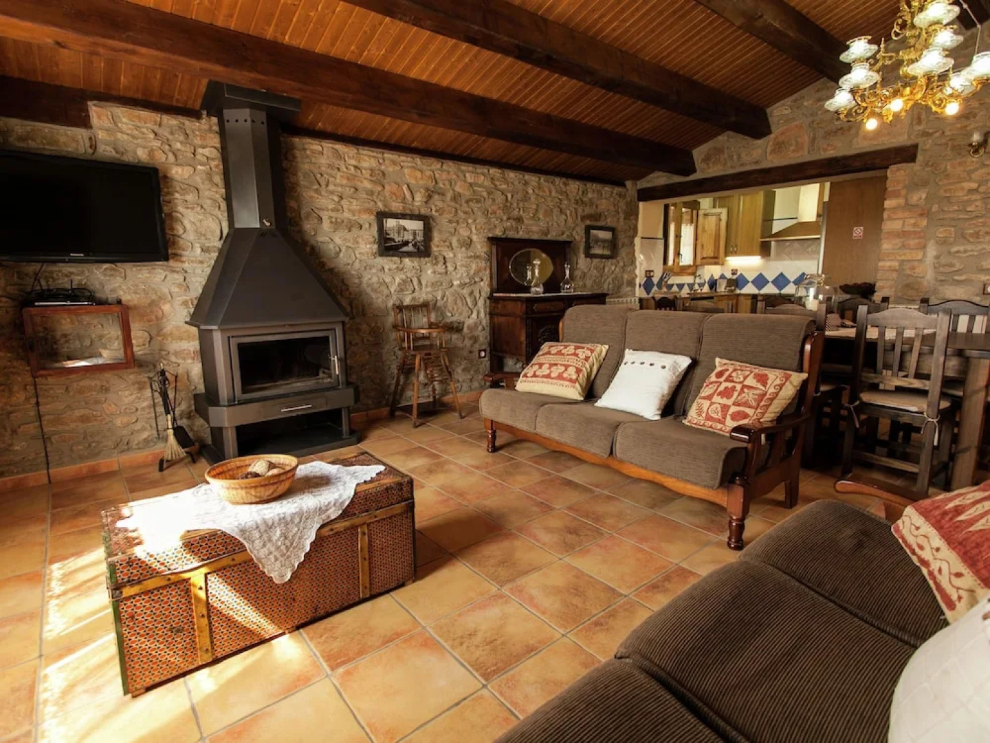 Magnificent Restored Stone House for 10 People With Private Pool in Solsona