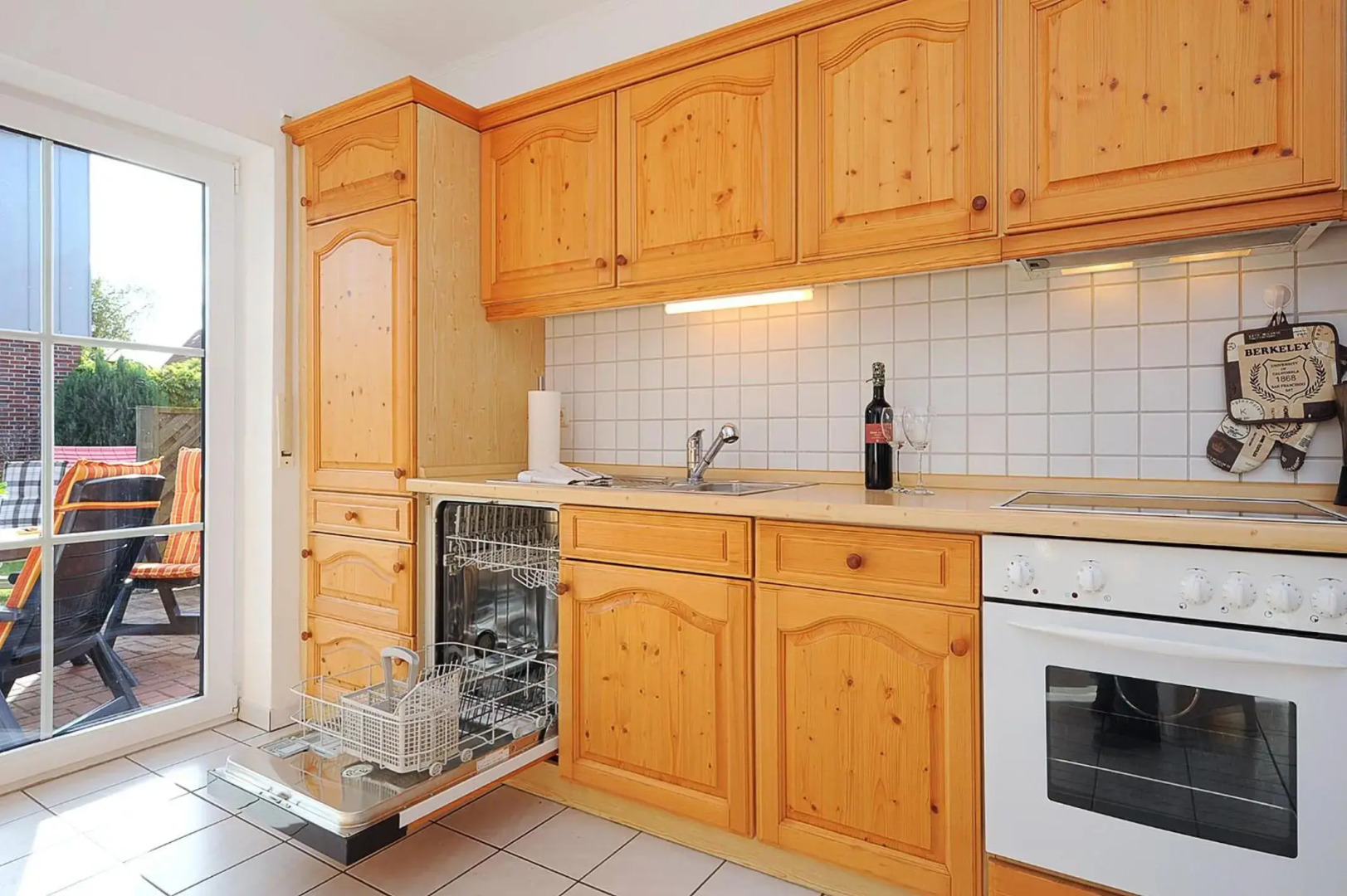 Jever-Ferienhaus Gartenblick