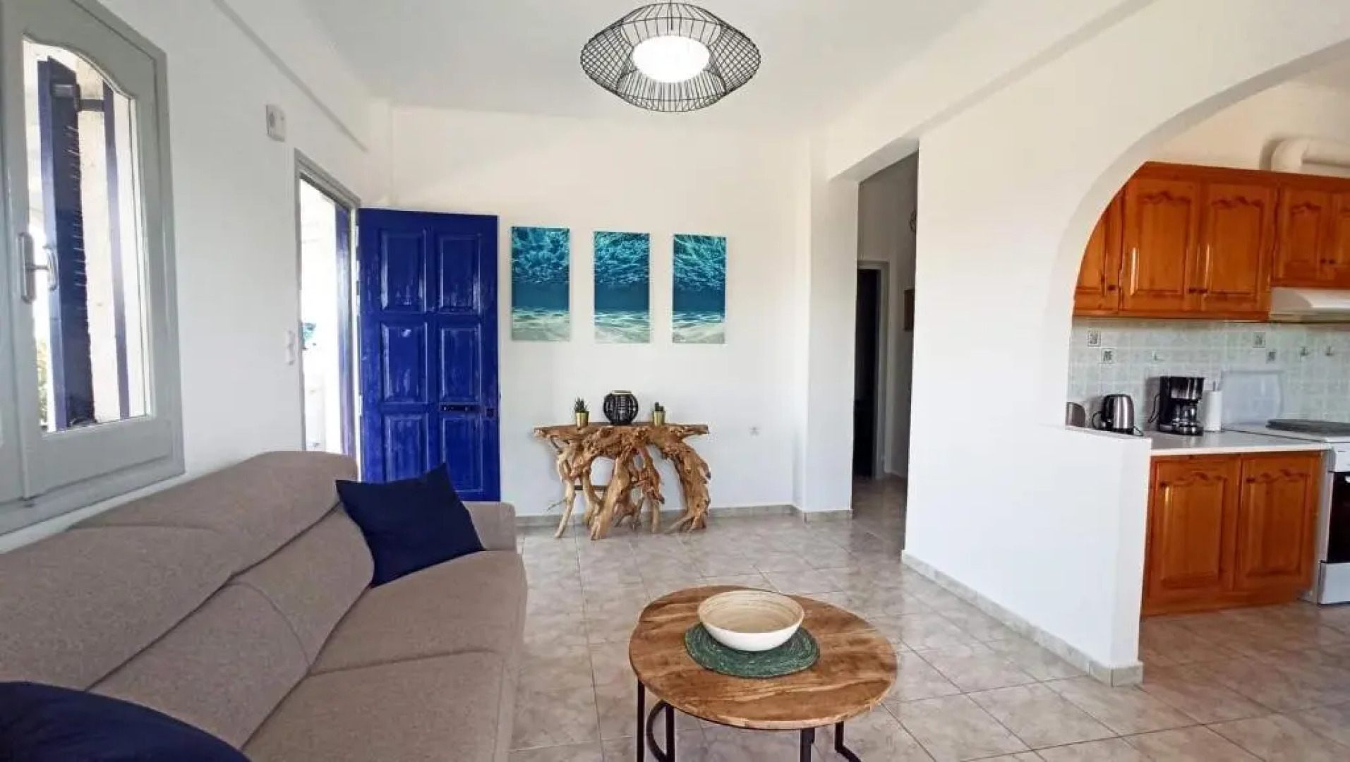 Villa Blue Cocoon - Chrani Messinia Péloponnèse- sea view 800 m from beach