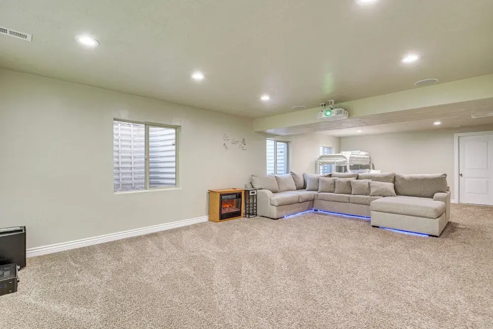 Home Theater & Patio: South Jordan Basement Unit