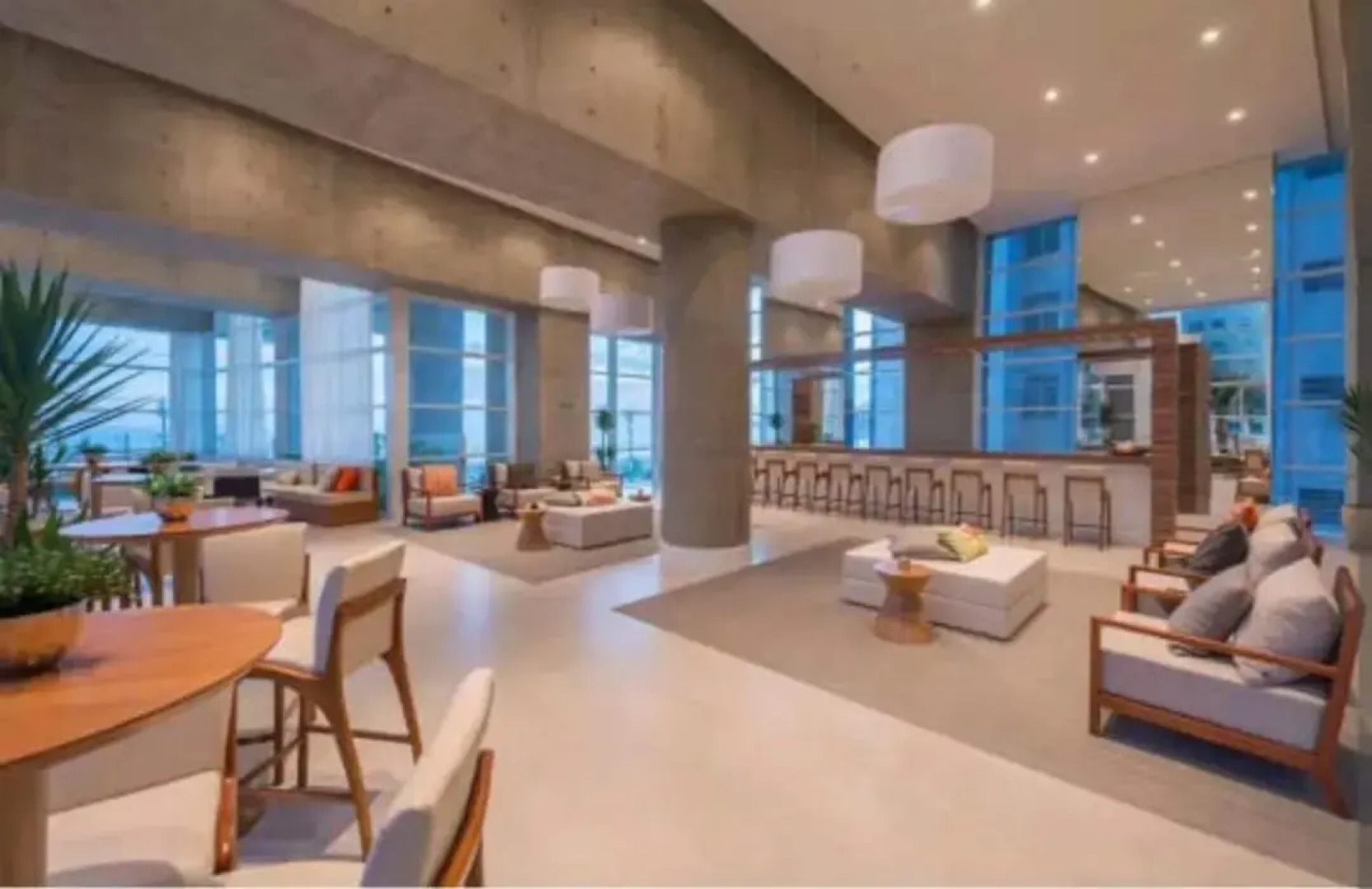 Santos Unlimited 2 Dormitórios, 32o andar com vista Mar!