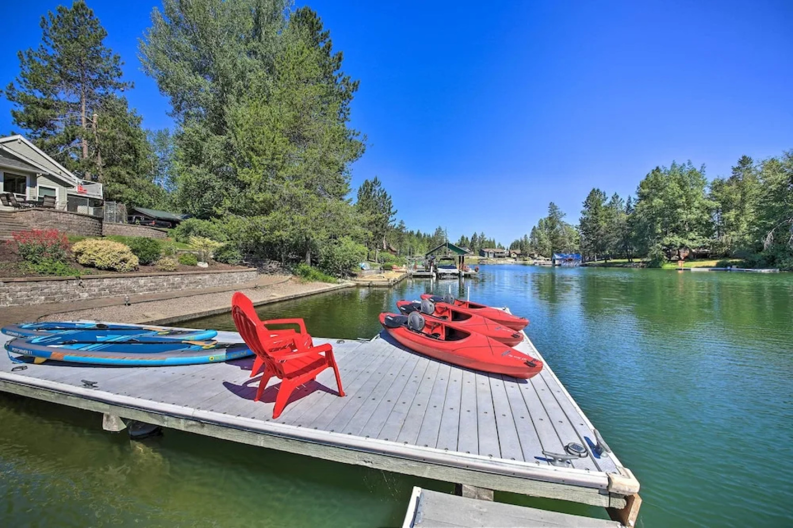 Expansive Waterfront Escape w/ Kayaks + Sups!