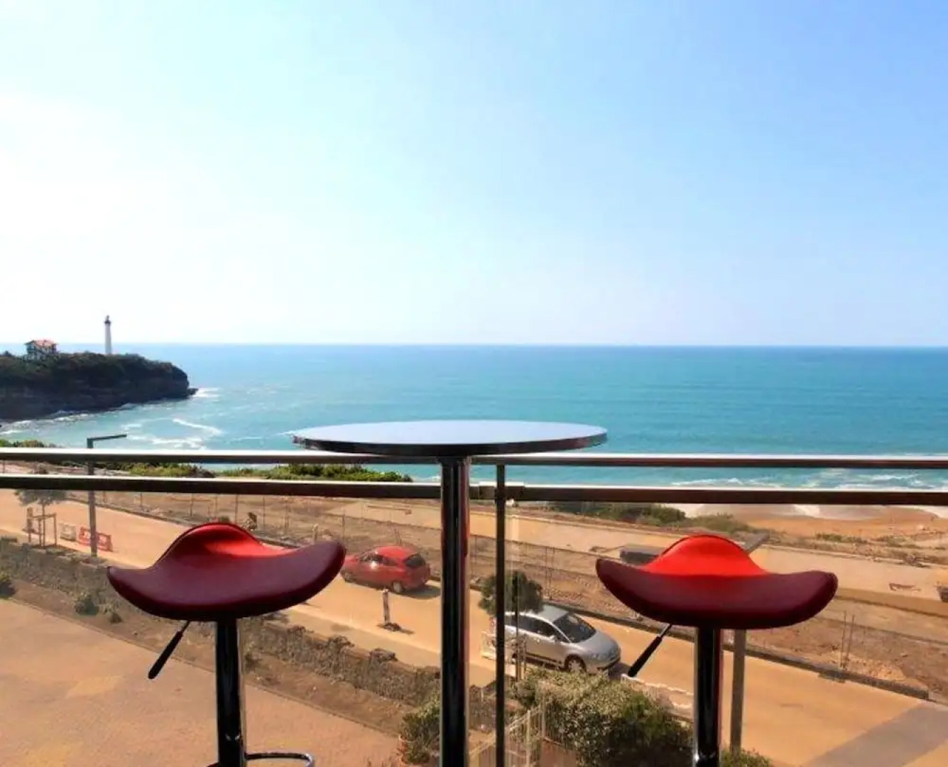 Apartment With one Bedroom in Anglet, With Wonderful sea View, Pool Ac