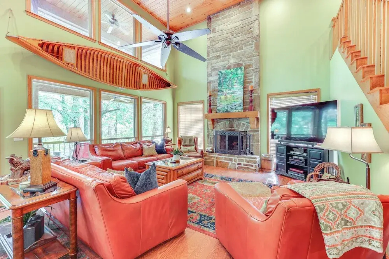 Riverfront Cabin on 2 Acres in Glenwood!