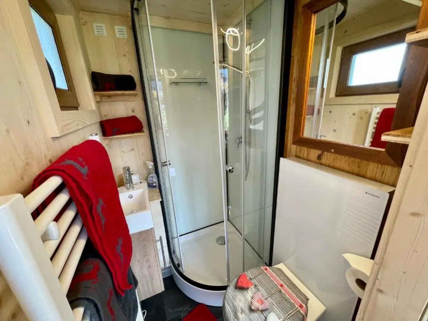 Tiny House Singer - contactless check-in - Sauna