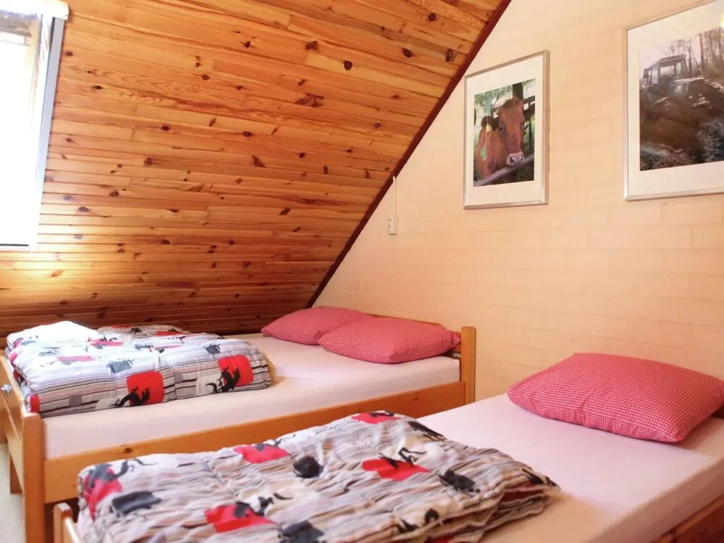 completely renovated back part of a farm